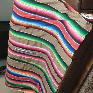 Mexican serape Saltillo blanket